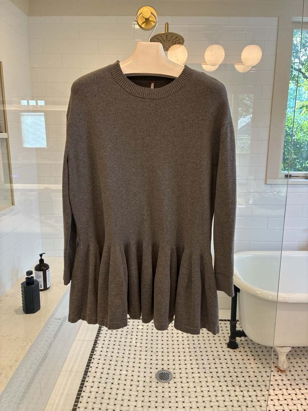 Free People Time On My Side Mini Sweater Dress